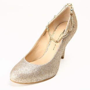  Tata他她正品#单鞋 魅力细链水钻女鞋 婚鞋FRK06支持验货