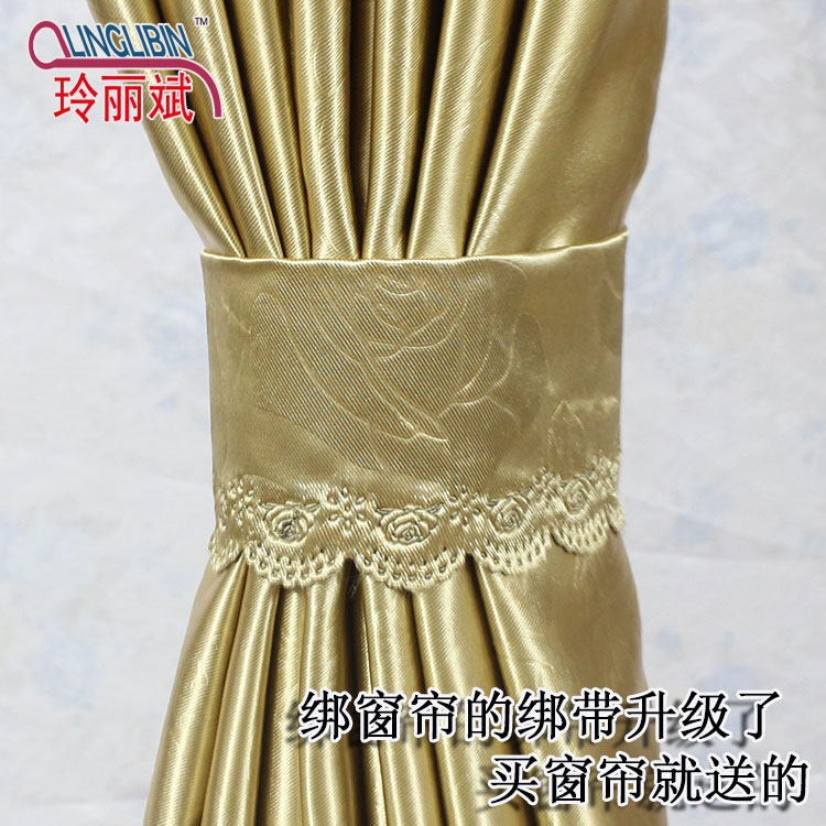 成品窗帘布料定制客厅卧室飘窗遮光遮阳牡丹花简约现代落地窗金色|ruв категории домашний ткань, занавес, занавес и аксессуары, Настроить занавес - от Buy2taobao.com для оказания профессиональной услуги покупки агента Taobao