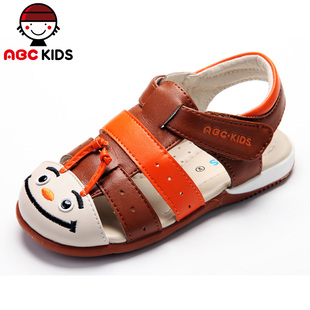  ABC童鞋专柜正品 夏季新款男童韩版卡通可爱包头宝宝儿童凉鞋