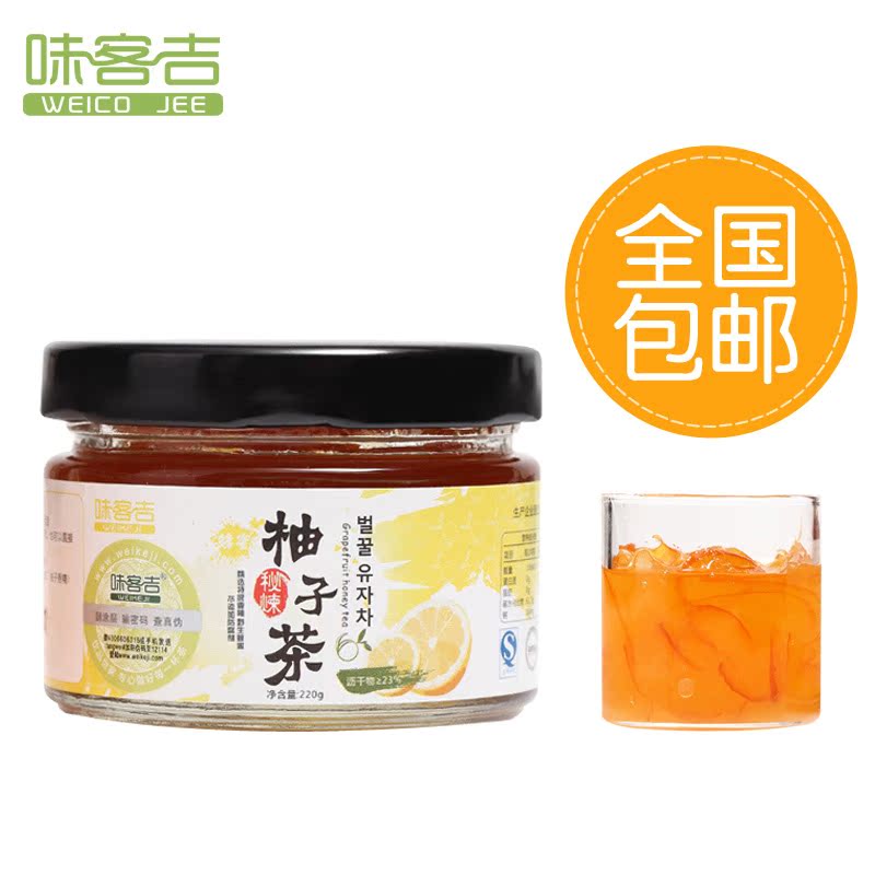 【食品】味客吉蜂蜜柚子茶220g