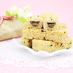  台湾小吃零食 特产 雪之恋手造麻糬 芝麻味180g 麻薯 非常Q糯