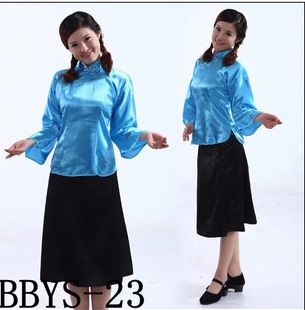 五四青年装\/现代舞蹈服装\/广场舞民族演出服装
