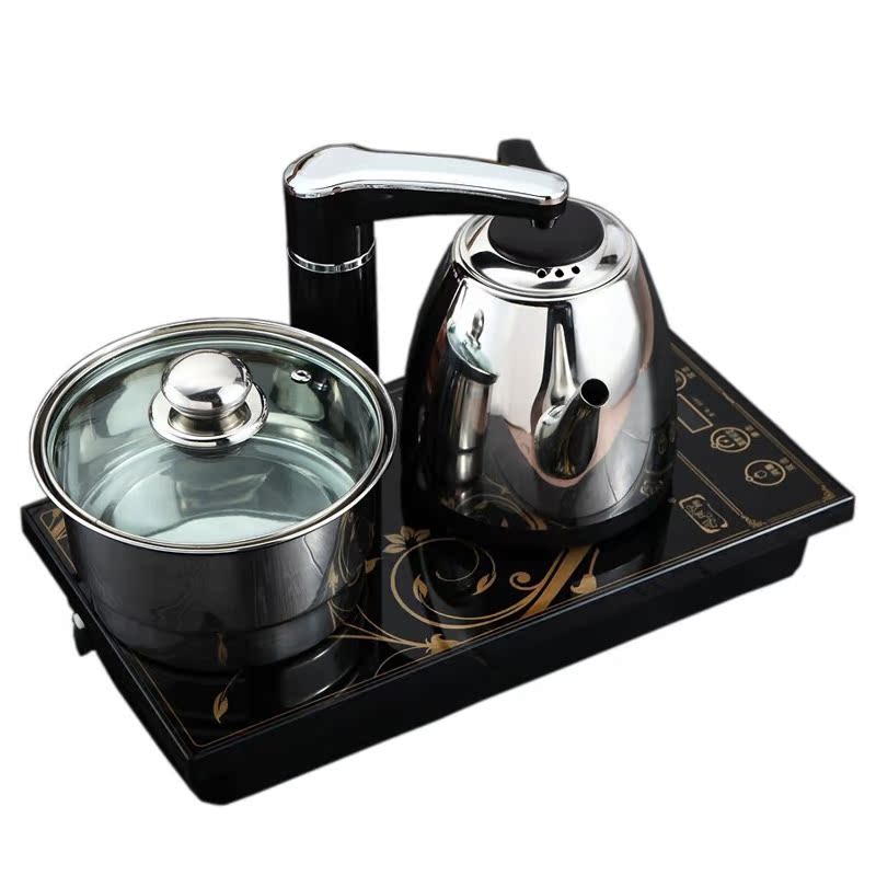 心愉乐D301 电茶炉套装 自动加水消毒三合一 保温电茶壶特价包邮