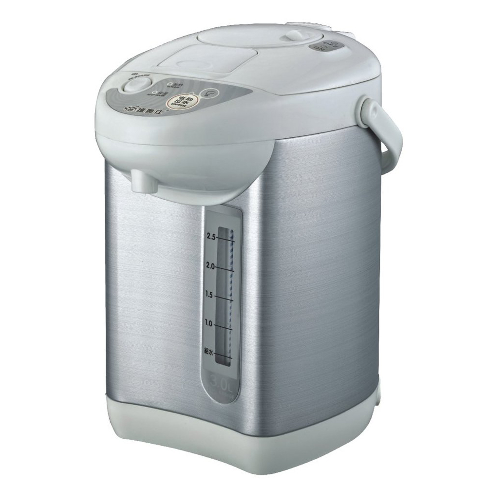 维奥仕 BM-30CU 电热水瓶  3L电水壶 不锈钢内胆 防干烧底盘加热