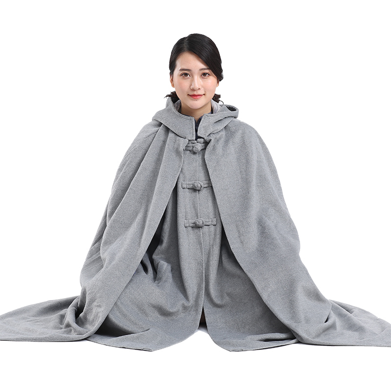 Meditation Shawl Sengyi Buddhist clothes Cap enlarge Cape cloak Antiquity winter overcoatin the Women's clothing/Boutique , Costume/National costume/Stage costumes , National costume/Costumes category - from Buy2taobao.com to provide professional Taobao agent buy service