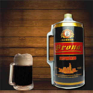  德国啤酒 贝罗娜黑啤 2L 桶装 正品促销 假一罚十 聚会烧烤必备