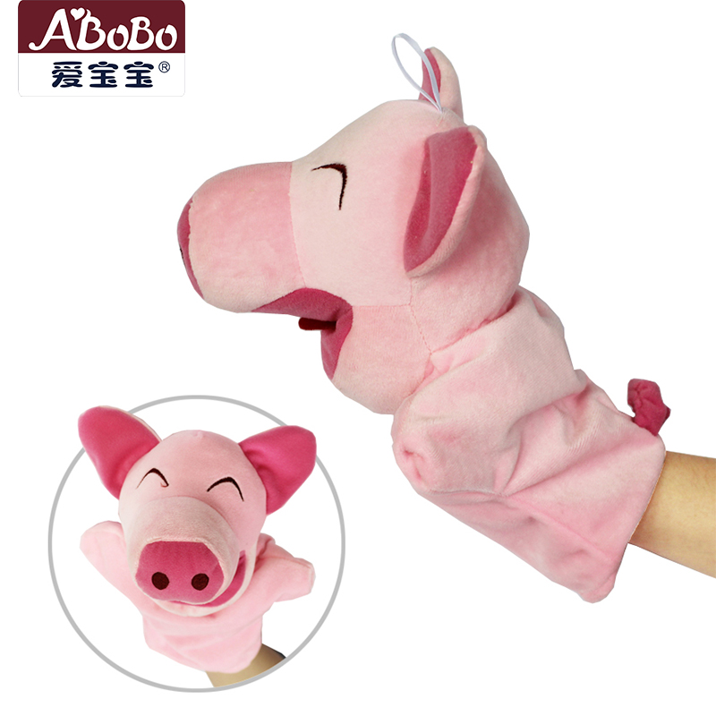 Baby Love Piggy Cartoon plush toys child baby baby Hand puppet toys Animal Gloves Plushin the Toy/Childs/Puzzle/Building block/Model , Child Bell/Cloth Play/Appease toys , Puppet/Appease doll category - from Buy2taobao.com to provide professional Taobao agent buy service