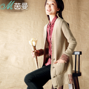 INMAN<em>茵曼</em>旗舰店2013冬季新品茵蔓<em>外衣</em>正品