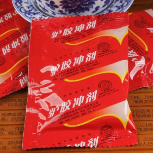  东阿产阿胶百年堂驴胶冲剂 盆装阿胶颗粒正品 300g 15袋
