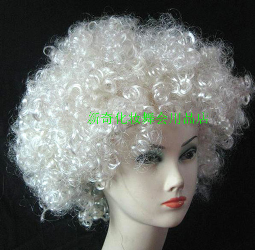 球迷發 發套 頭套 萬聖節用品 酒吧派對 表演用品 白色 爆炸假發在類目 模玩/動漫/周邊/cos/桌遊, 聚會/魔術用品, 聚會用具/裝飾, 聚會裝飾假髮中 - 來自Buy2taobao.com提供專業的淘寶代購服務