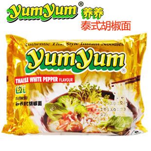  泰国方便面 进口泡面 养养牌泰式胡椒面 快熟面条 美食干拌面 70g