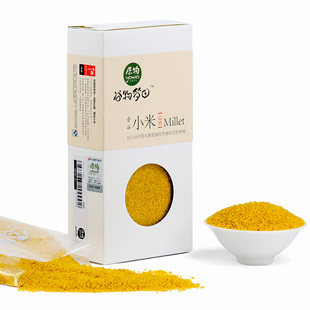  【原物>谷物梦田_山西黄小米475g】新米月子米宝宝米粥杂粮礼盒
