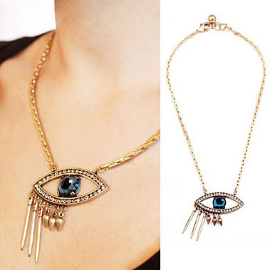 LAZY44的秀场大牌奢华奥地利水晶小朋克眼睛