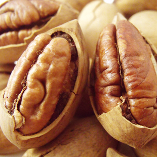  坚果炒货特产鑫福华长寿果 奶香碧根果 美国山核桃200g*2 特价