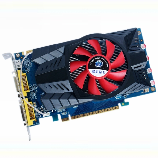 商城正品 精影 gtx550ti 1024m ddr5精钻版144sp秒gtx650 hd6670