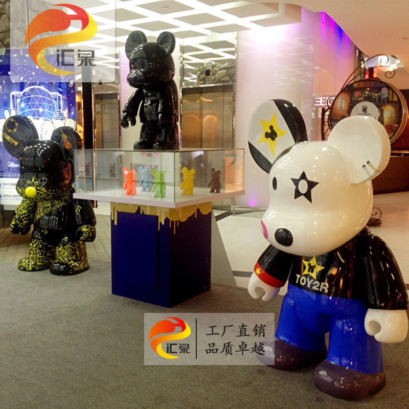 大型商場美陳戶外潮熊QEE玻璃鋼雕塑卡通樹脂模型道具擺件定制在類目 商業/辦公傢俱, 城市傢俱, 美化豐富空間設施, 雕塑中 - 來自Buy2taobao.com提供專業的淘寶代購服務
