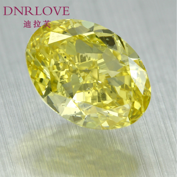 迪拉芙正品 GIA裸钻2.58克拉 fancy vivid yellow 椭圆型艳彩钻石 迪拉芙正品 GIA裸钻2.58克拉 fancy vivid yellow 椭圆型艳彩钻石