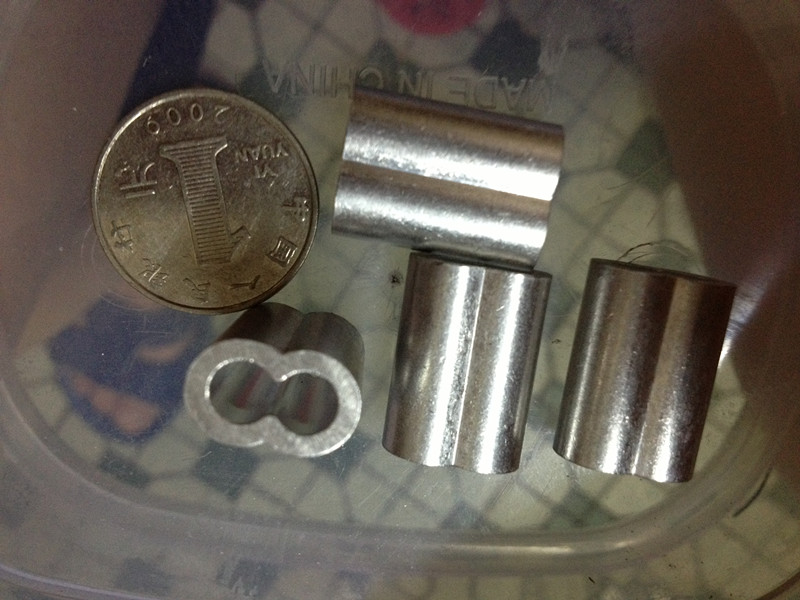 a wire rope Aluminum sleeve 8 Font Ellipse/Hole type 5mm button Aluminum fittings Aluminum chuckin the Hardware/Tool , Fastener , Other fasteners category - from Buy2taobao.com to provide professional Taobao agent buy service