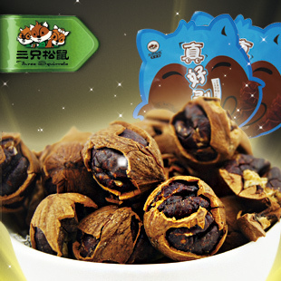  【三只松鼠_真好剥山核桃】手剥升级版临安特产椒盐味95g HE1