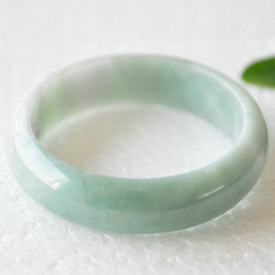  碧空 缅甸老坑翡翠玉手镯A货 翡翠手镯阳翠手镯送证书59毫米3254