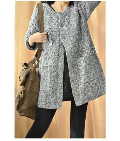 【wo1ai2baobao】2013秋装韩国<em>毛衣外套女</em>加