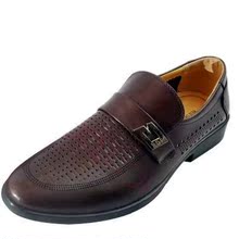 6097专柜正品红蜻蜓男单鞋带洞皮鞋新款休闲舒适柔软牛皮超级透气图片