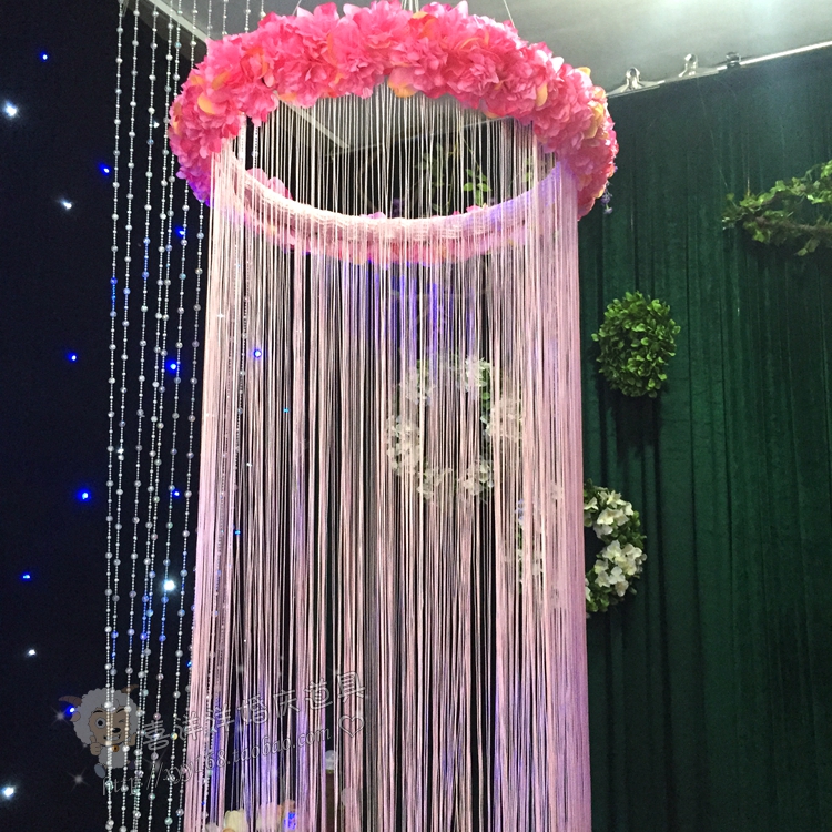 婚慶道具新款線簾圈吊環摩天輪懸挂式路引吊頂裝飾婚禮吊頂圓環在類目 節慶用品/禮品, 其它節慶用品中 - 來自Buy2taobao.com提供專業的淘寶代購服務