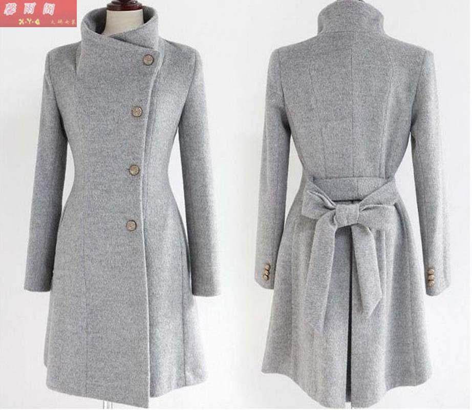 包邮<em>加肥加大女装</em>xxxxl毛呢外套特大码风衣 胖