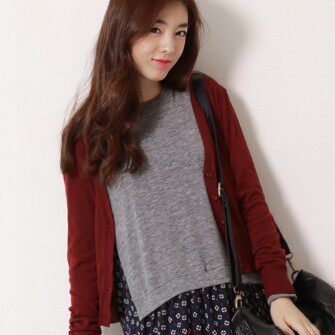 <em>酒红色开衫</em>韩国 : <em>酒红色开衫</em>韩国图片及<em>搭配</em>,酒