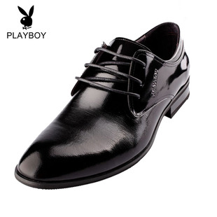  父亲节新品花花公子男鞋春夏季新款特价男士头层牛皮时尚正装皮鞋