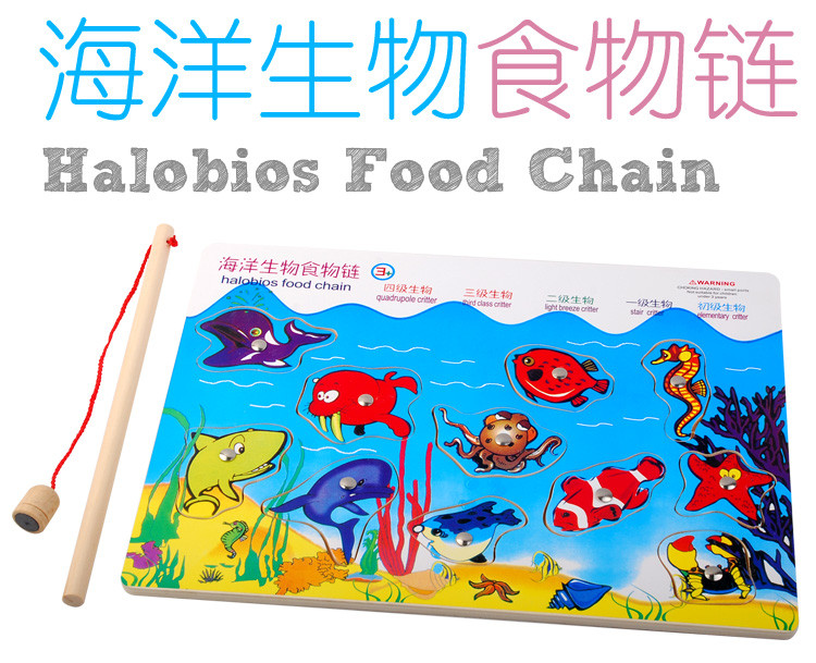 早教中心婴幼儿益智能玩具 海洋钓鱼拼图嵌板 蒙氏教具在类目 玩具/童车/益智/积木/模型, 串珠/拼图/配对/拆装/敲打玩具, 拼图/拼板中 - 来自Buy2taobao.com提供专业的淘宝代购服务
