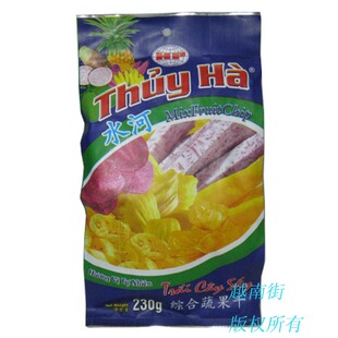  3袋 全国包邮 特价疯抢越南正宗水河综合蔬果干230克进口零食特产