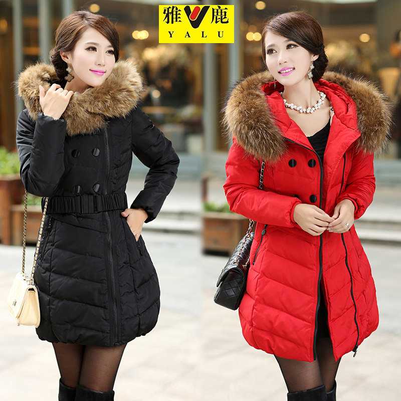 【雅鹿毛领<em>羽绒服</em>】_雅鹿毛领<em>羽绒服女款</em>_淘