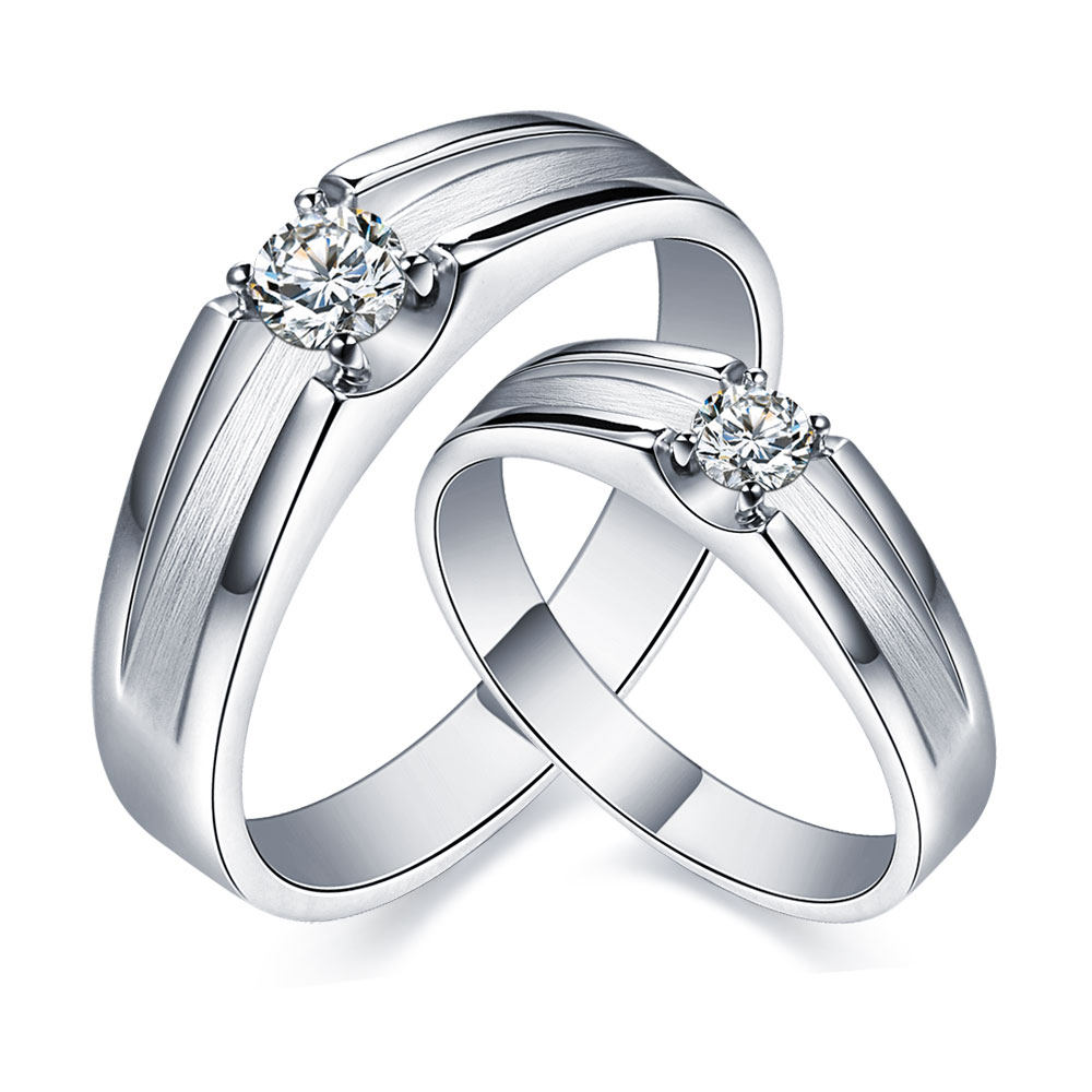 惠爱专柜正品 豪华群镶18K白金<em>钻石</em>结婚<em>女戒</em>