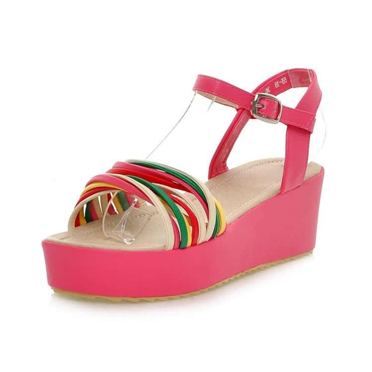 民族风夏季彩色条纹...