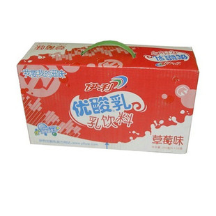  伊利 牛奶 酸奶 优酸乳饮料（草莓味） 250ml*24盒/箱 正品保证