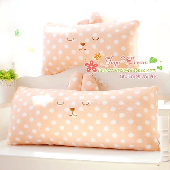 Foreign Korea cute rabbit cushion pillow Bear Double Cushion / pillow back cushion cushion queen ...