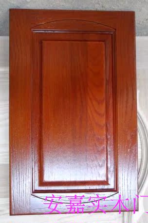 实木烤漆红橡橱柜门 开放漆室内门 按平方计算