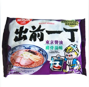 原裝香港制造 日清出前一丁NISSIN 方便面东京酱油猪骨汤风味100G