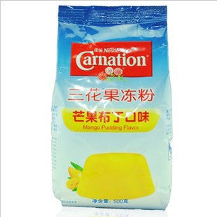  烘焙原料*雀巢三花果冻粉 芒果布丁口味 500g(克)原装