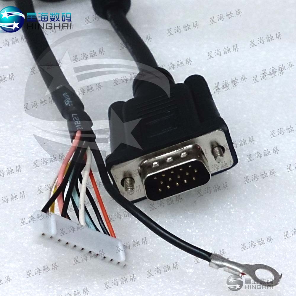 单公头VGA线液晶显示器驱动板专用VGA线VGA黑色排线单头内置星海|ruв категории видео электрических приборов, видео бытовой арматура, Vga - линия - от Buy2taobao.com для оказания профессиональной услуги покупки агента Taobao