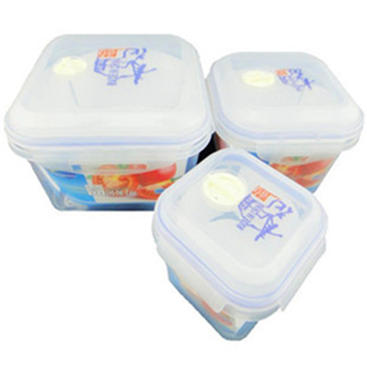 Crisper Three Microwave Oven Dedicated Square Lunch box Plastic With cover seal up A bowl of instant noodles Bento Boxin the Tableware , Fresh container/Fresh Containers , Crisper category - from Buy2taobao.com to provide professional Taobao agent buy service