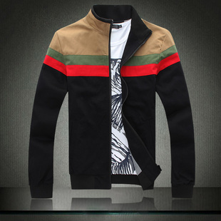  男士春季新款个性水洗修身型夹克 韩版潮流男装时尚立领夹克外套