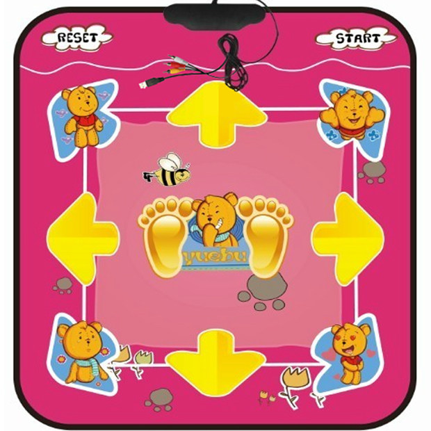 Authentic joy 4,096-bit HD TV computer dual-use 11MM padded dance mat weight loss package mail with multiple games