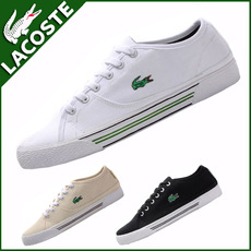 Демисезонные ботинки 2013新品帆布鞋 lacoste/法国鳄鱼 男鞋 正品代购日常休闲板鞋子