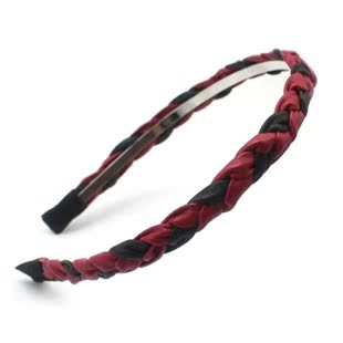 发卡韩版发饰麻花辫...