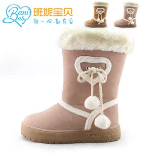  【VIP专享】保暖儿童雪地靴防水童靴女 冬新款 新年穿新鞋