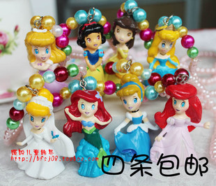  特价：出口日本disney迪斯尼系列儿童宝宝公主女童项链/可配手链