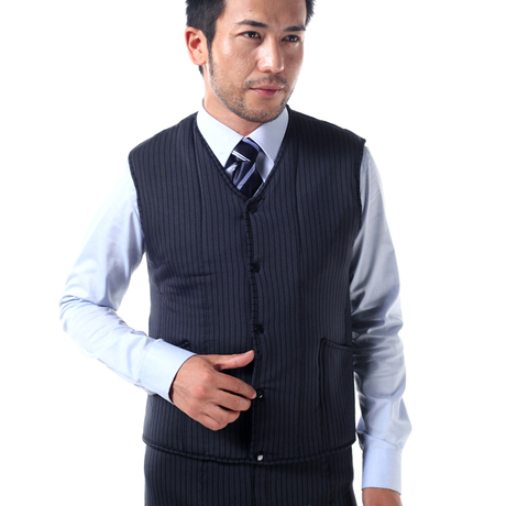 【萍水相逢0189】<em>中老年</em>驼绒竹炭<em>男装马甲</em>秋