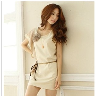 高端雪纺可爱短袖...